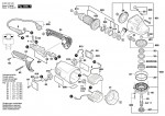 Bosch 3 601 H82 L01 GWS 22-230 H Angle Grinder 230 V / GB Spare Parts GWS22-230H